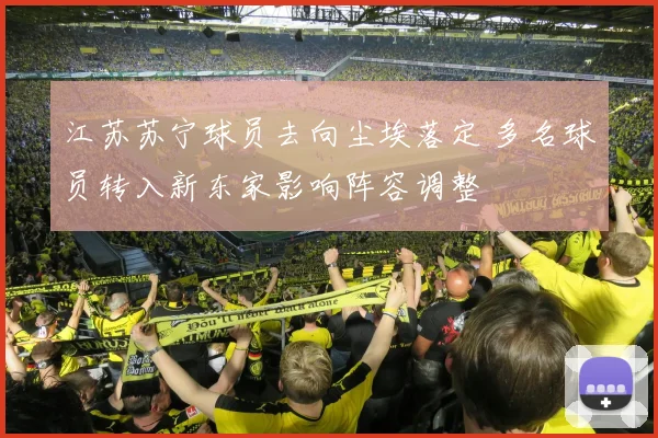 江苏苏宁球员去向尘埃落定 多名球员转入新东家影响阵容调整