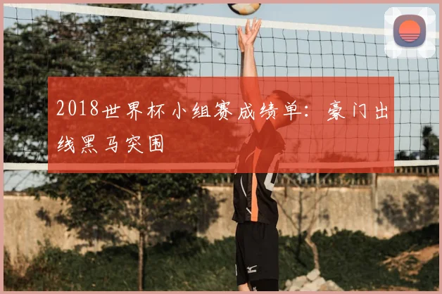 2018世界杯小组赛成绩单：豪门出线黑马突围