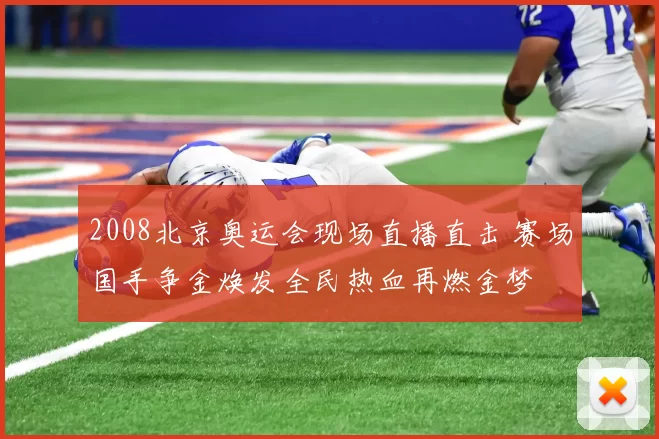2008北京奥运会现场直播直击 赛场国手争金焕发全民热血再燃金梦