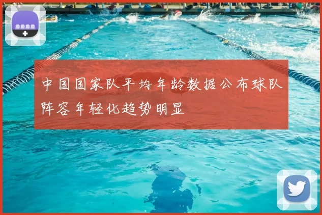 中国国家队平均年龄数据公布球队阵容年轻化趋势明显